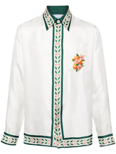 Oranges En Fleur silk shirt